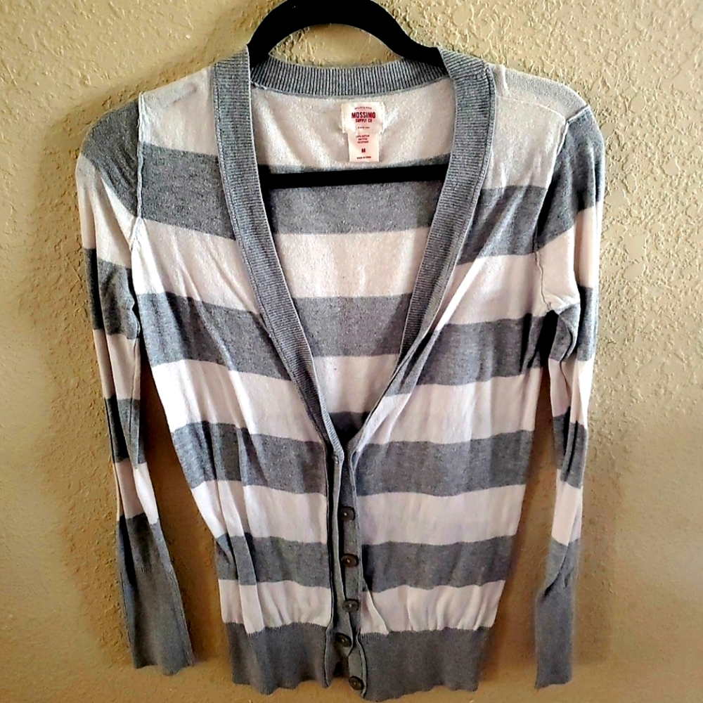 NWOT Medium Striped Cardigan